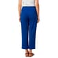 Womens AK Anne Klein Pull On Side Seam Textured Ankle Pants - image 2