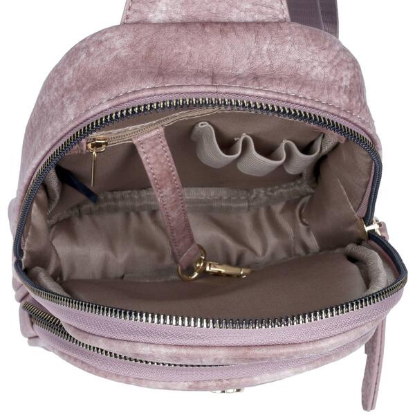 Julia Buxton Vegan Leather Sling Backpack