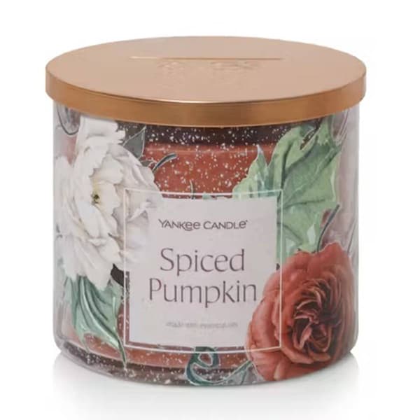 Yankee Candle&#174; 14.5oz. 3 Wick Spiced Pumpkin Candle