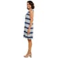 Petite Perceptions Sleeveless Hardware Neck Floral Shift Dress - image 4