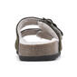 Womens White Mountain Helga Felt with Faux Fur Footbeds&#8482; Sandals - image 3