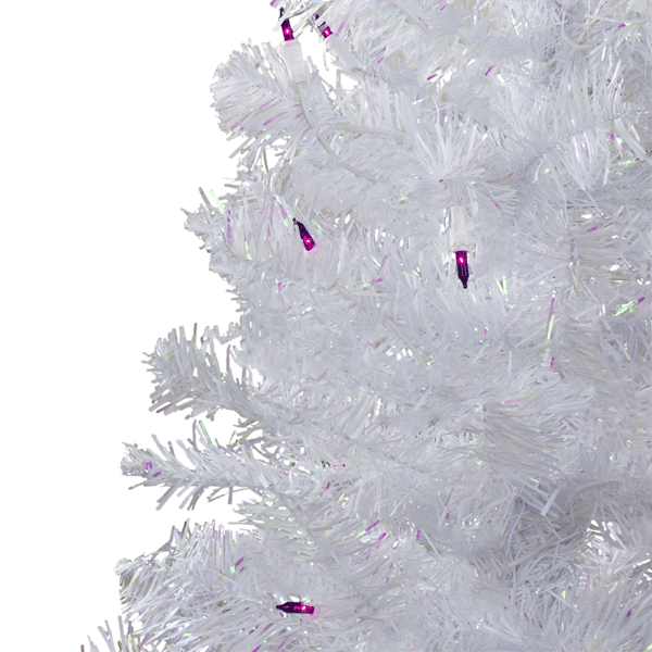 Northlight 4ft. Purple Pre-lit Iridescent Pine Christmas Tree