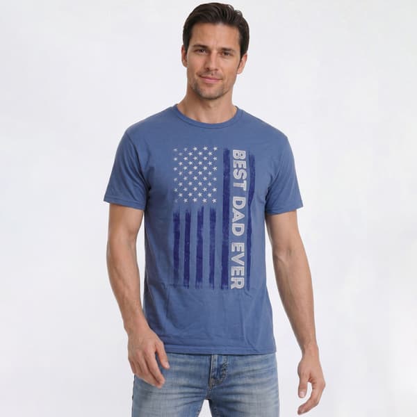 Mens Best Dad Ever Short Sleeve Graphic Tee