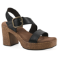 Womens White Mountain Barb Platform Sandals - image 1
