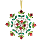 Northlight 6.5in. Gem Stone Flowers Snowflake Christmas Ornament - image 2