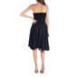 Womens 24/7 Comfort Apparel Strapless Dress With Pleats - image 3
