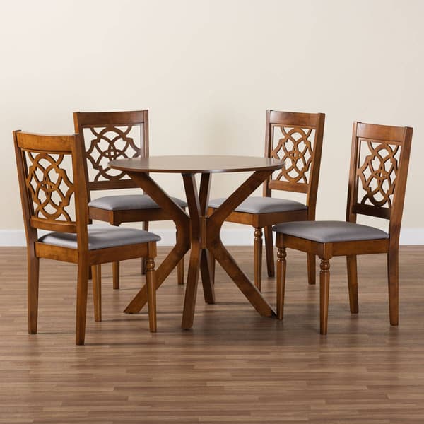 Baxton Studio Sadie Modern Wood 5pc. Dining Set