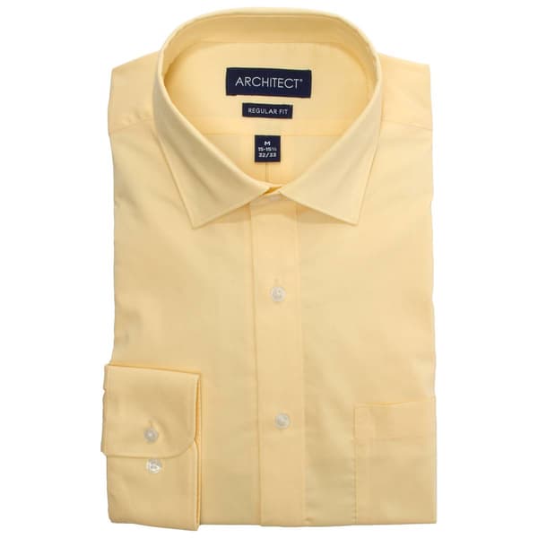 Mens Architect(R) Performance Regular Fit Dress Shirt - Sweet Corn - image 