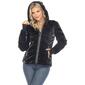 Womens White Mark Midweight Quilted Puffer Jacket - image 1