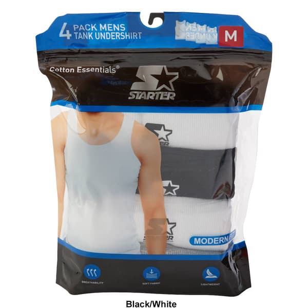 Mens Starter  4pk. Tank Undershirts