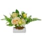 Northlight Seasonal Ranunculus & Rose Artificial Potted Plant - image 1