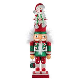 Kurt S. Adler 12in. Hollywood Nutcrackers Snowman Hat Nutcracker