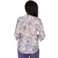 Womens Alfred Dunner Grand Bazaar 3/4 Sleeve Floral Blouse - image 2