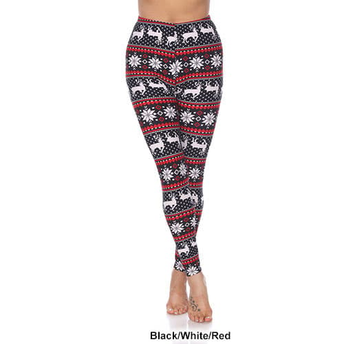 Womens White Mark Snowflake Leggings