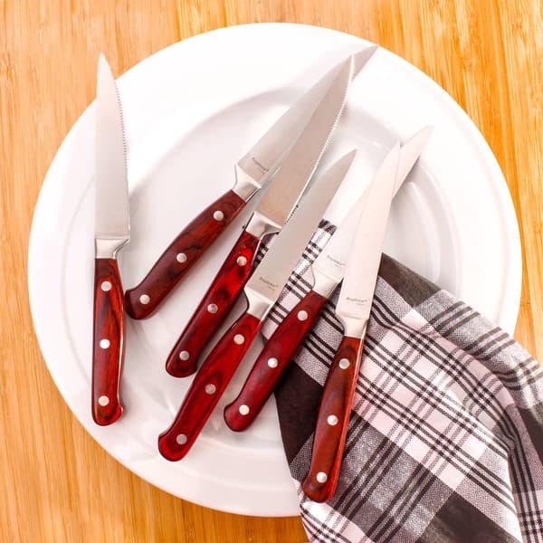 BergHOFF Pakka Stainless Steel 7pc. Steak & Carving Set