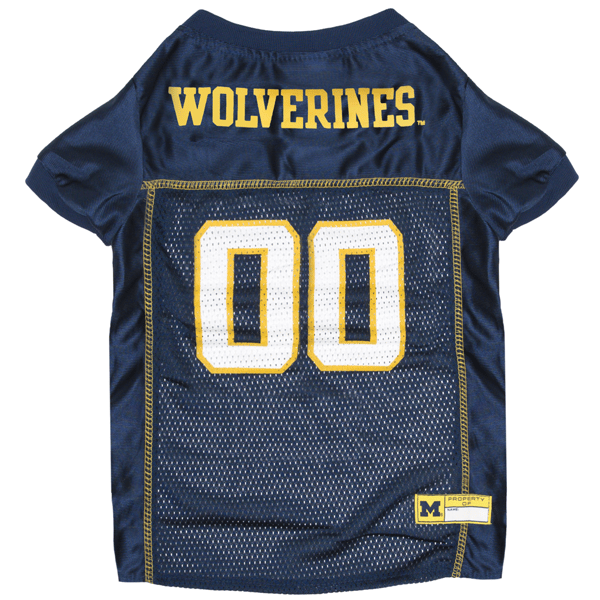 NCAA Michigan Wolverines Mesh Pet Jersey - image 