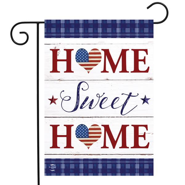 Briarwood Lane Patriotic Home Sweet Home Garden Flag - image 