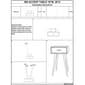9th & Pike® Black Pine Modern Accent Table - image 10