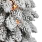 Puleo International 6ft. Pre-Lit Flocked Alpine Christmas Tree - image 2
