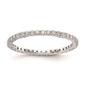 Pure Fire 14kt. White Gold Lab Grown Diamond Shared Prong Band - image 2