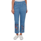 Womens Alfred Dunner Austin Floral Butterfly Pull On Jeans - image 1