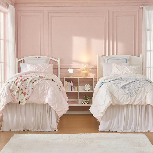 Laura Ashley® Washed Microfiber Bed Skirt