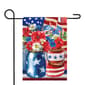 Northlight Seasonal Americana Floral Bouquet Garden Flag - image 2