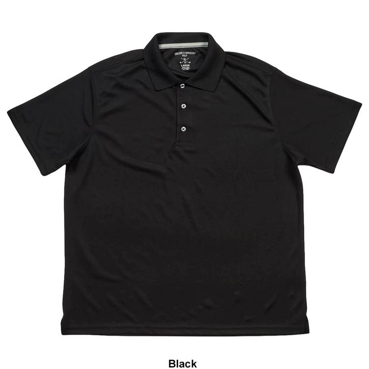 Mens Cross &amp; Winsor Rice Stitch Polo