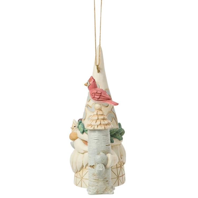 Jim Shore Woodland Gnome with Birdhouse Ornament