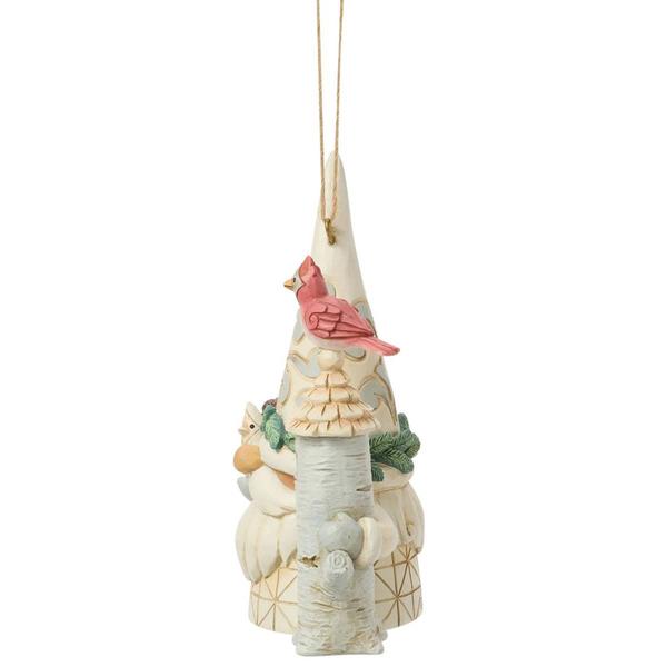Jim Shore Woodland Gnome with Birdhouse Ornament