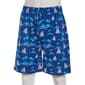 Mens Preswick & Moore(R) Blue Tropical Drawstring Pajama Shorts - image 1