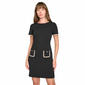Womens Tommy Hilfiger Short Sleeve Trim Pocket Shift Dress - image 1