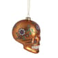 Northlight Seasonal 4in. Day of the Dead Glass Skull Ornament - image 3
