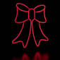 Northlight Seasonal 15in. LED Neon Bow Christmas Window Décor - image 5