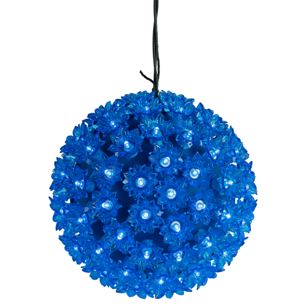 Northlight Blue LED Starlight Sphere Outdoor Christmas Décor