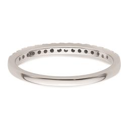 Pure Fire 14kt. White Gold Lab Grown Diamond Polish Wedding Band