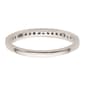 Pure Fire 14kt. White Gold Lab Grown Diamond Polish Wedding Band - image 5
