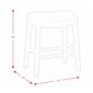 Elements Fiesta Backless Counter Height Stool - image 9