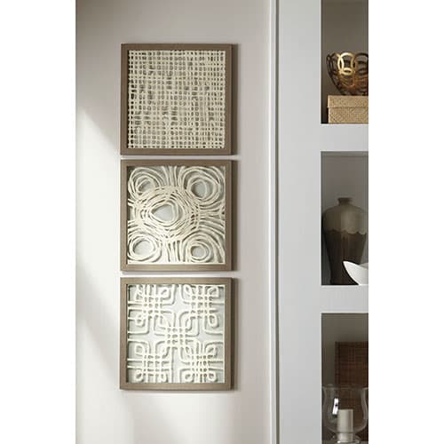 Signature Design by Ashley 3pc. Odella Square Wall Art