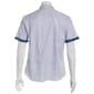 Mens Campia Short Sleeve Cotton Spandex Button Down Shirt - Royal - image 3