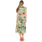 Womens Mlle Gabrielle Sleeveless Patchwork Coastal Shirtdress - image 3