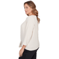 Plus Size Emaline Key Items 3/4 Sleeve Twist Front Knit Sweater - image 4