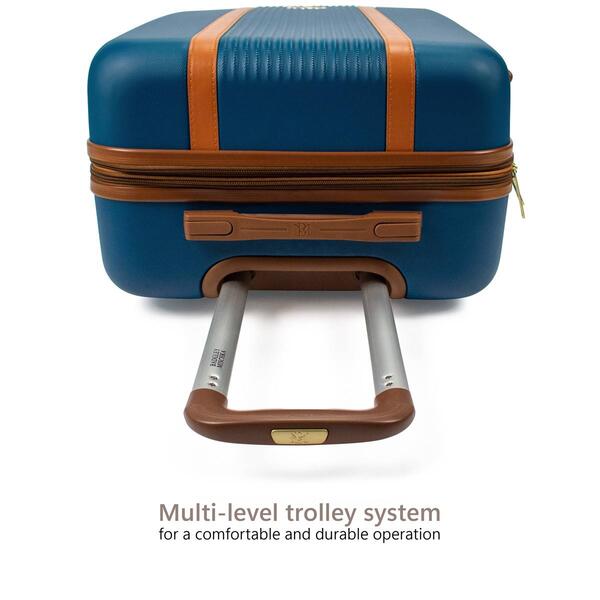 Badgley Mischka Mia 3pc. Expandable Retro Luggage Set