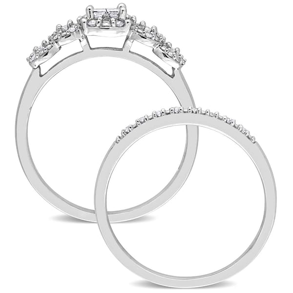 Diamond Classics™ White Gold 1/3ctw. Diamond Bridal Ring Set