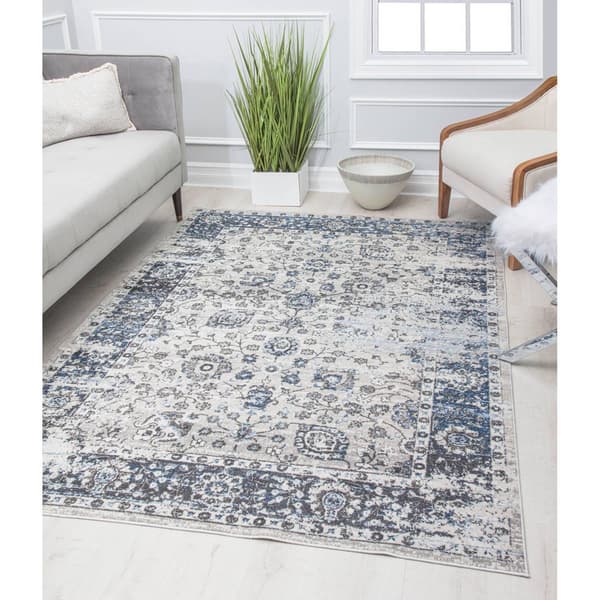 Rugs America&#8482; Prescott Atlantic Azure Transitional Area Rug