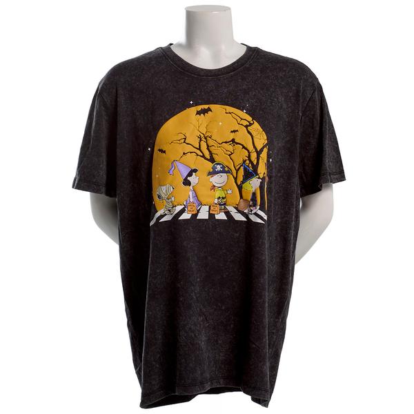 Juniors C-Life Peanuts(tm) Crew Neck Halloween Puff Boyfriend Tee