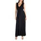 Womens 24/7 Comfort Apparel Sleeveless Maxi Dress With Belt - image 1