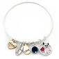 Symbology Gold & Silver-Tone French Bulldog Bracelet - image 1