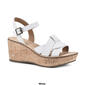 Womens White Mountain Simple Wedge Sandals - image 6