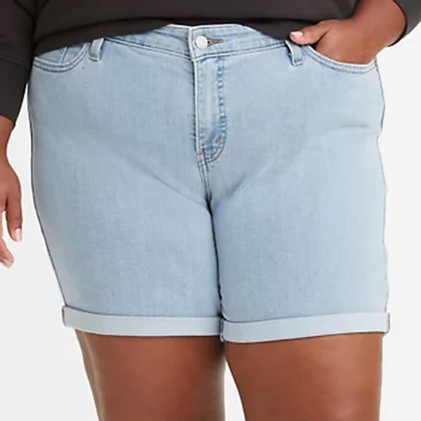 Plus Size Levi's&#40;R&#41; Mid Length Denim Shorts - image 